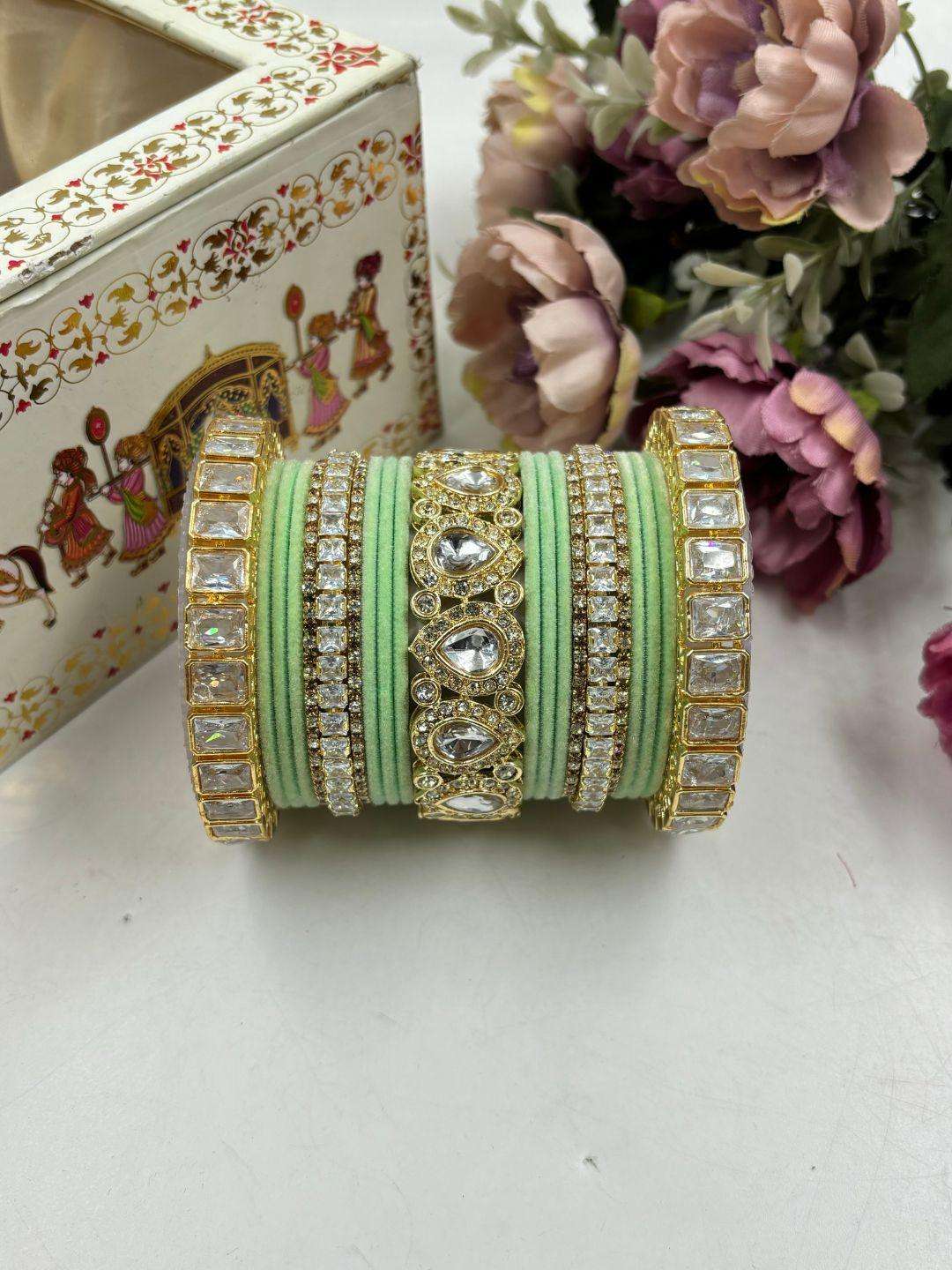 Ishhaara Light Green Punjabi Bridal Chooda