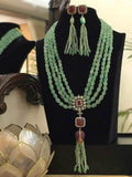 Ishhaara Victorian Setting Small Pendant Necklace