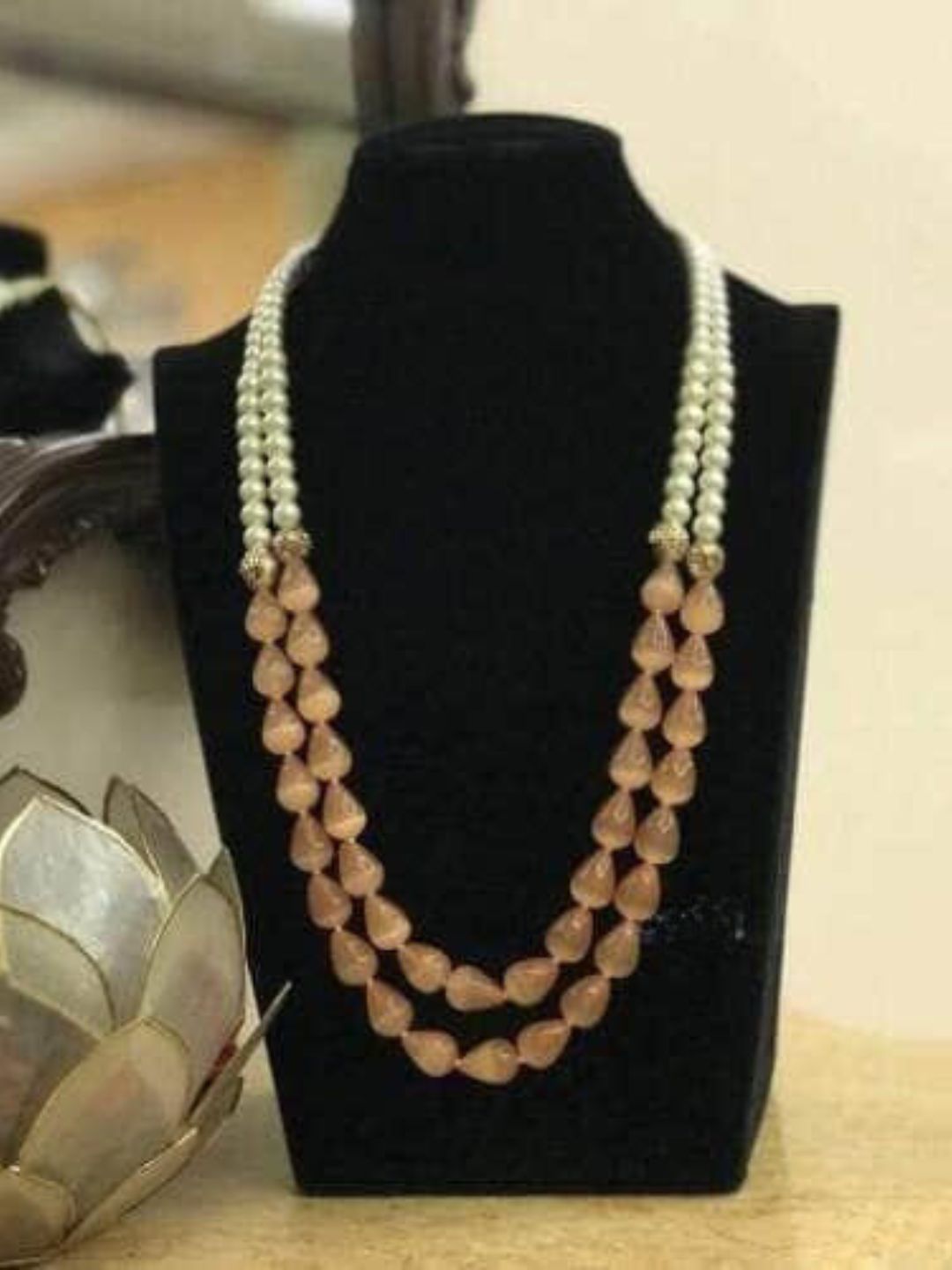 Ishhaara Dual Layered Monalisa Necklace