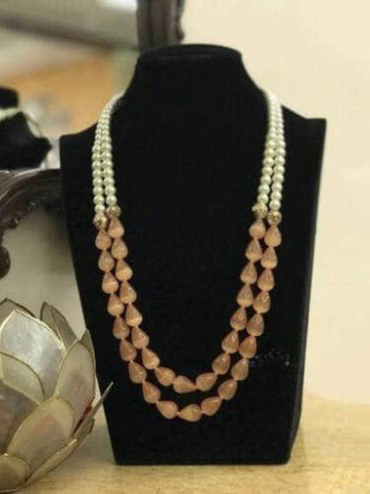 Ishhaara Dual Layered Monalisa Necklace