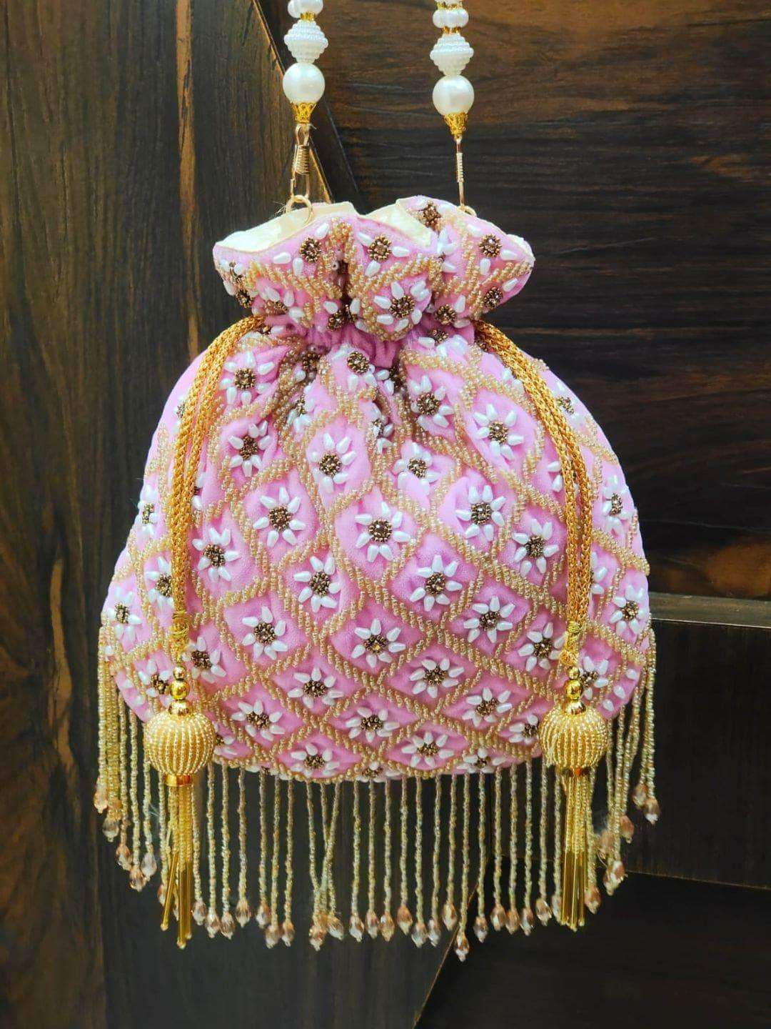 Ishhaara Pearl Drop Potli Bag