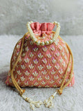 Ishhaara Peora Embroidered Potli Bags