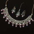 Ishhaara Simple Mirror Necklace Set