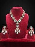 Ishhaara V Shaped Victorian Kundan Necklace Set