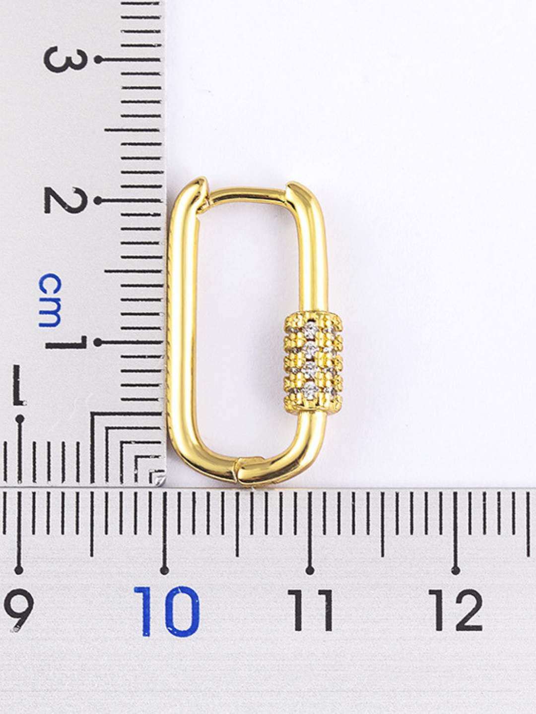 Ishhaara Lock Hoop Earrings