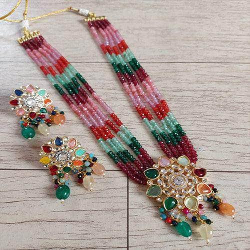 Ishhaara Long Navratna Set