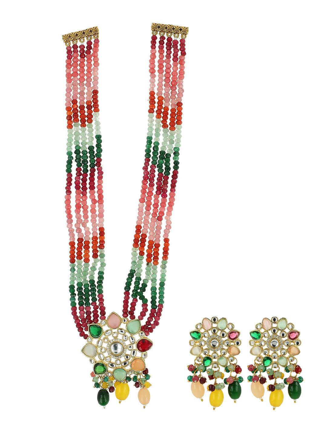 Ishhaara Long Navratna Set