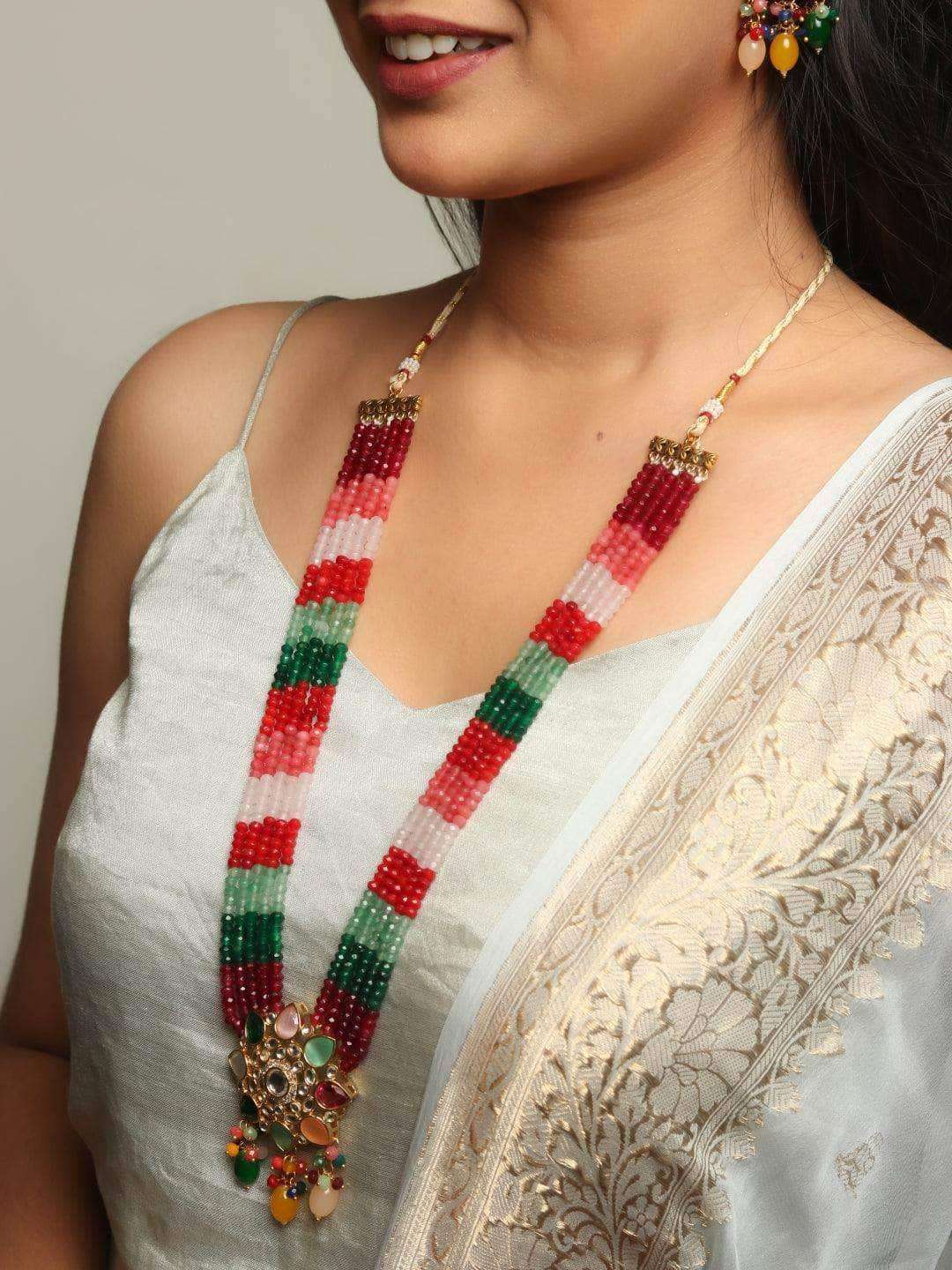 Ishhaara Long Navratna Set