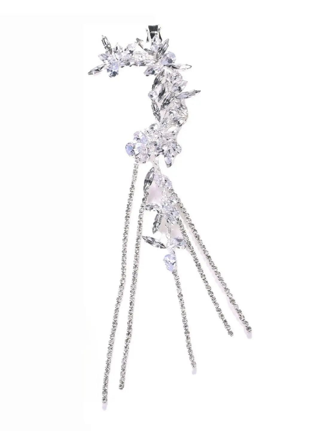 Ishhaara Lunar Stone Tassel Ear Cuff