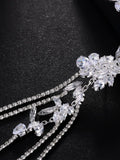 Ishhaara Lunar Stone Tassel Ear Cuff