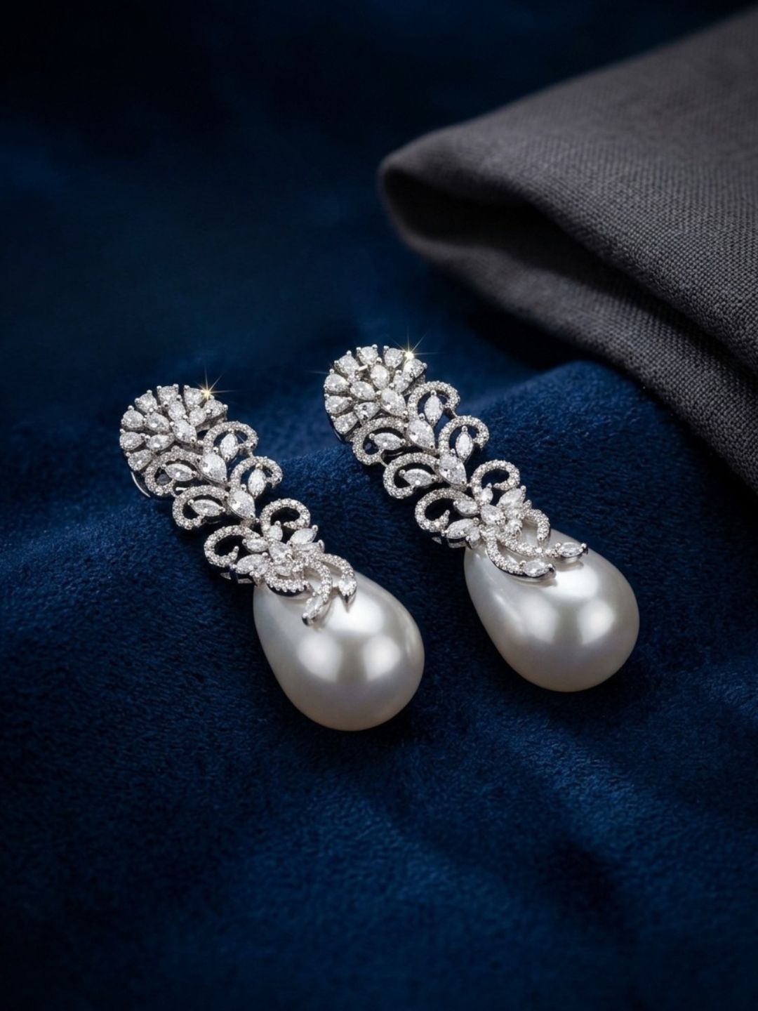 Ishhaara Lustrous Drop Earrings