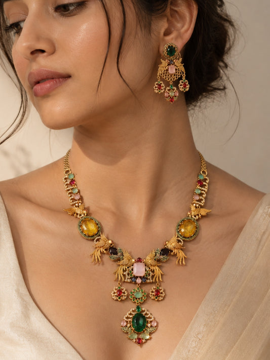 Ishhaara Luxe Avantara Inspired Neckalce