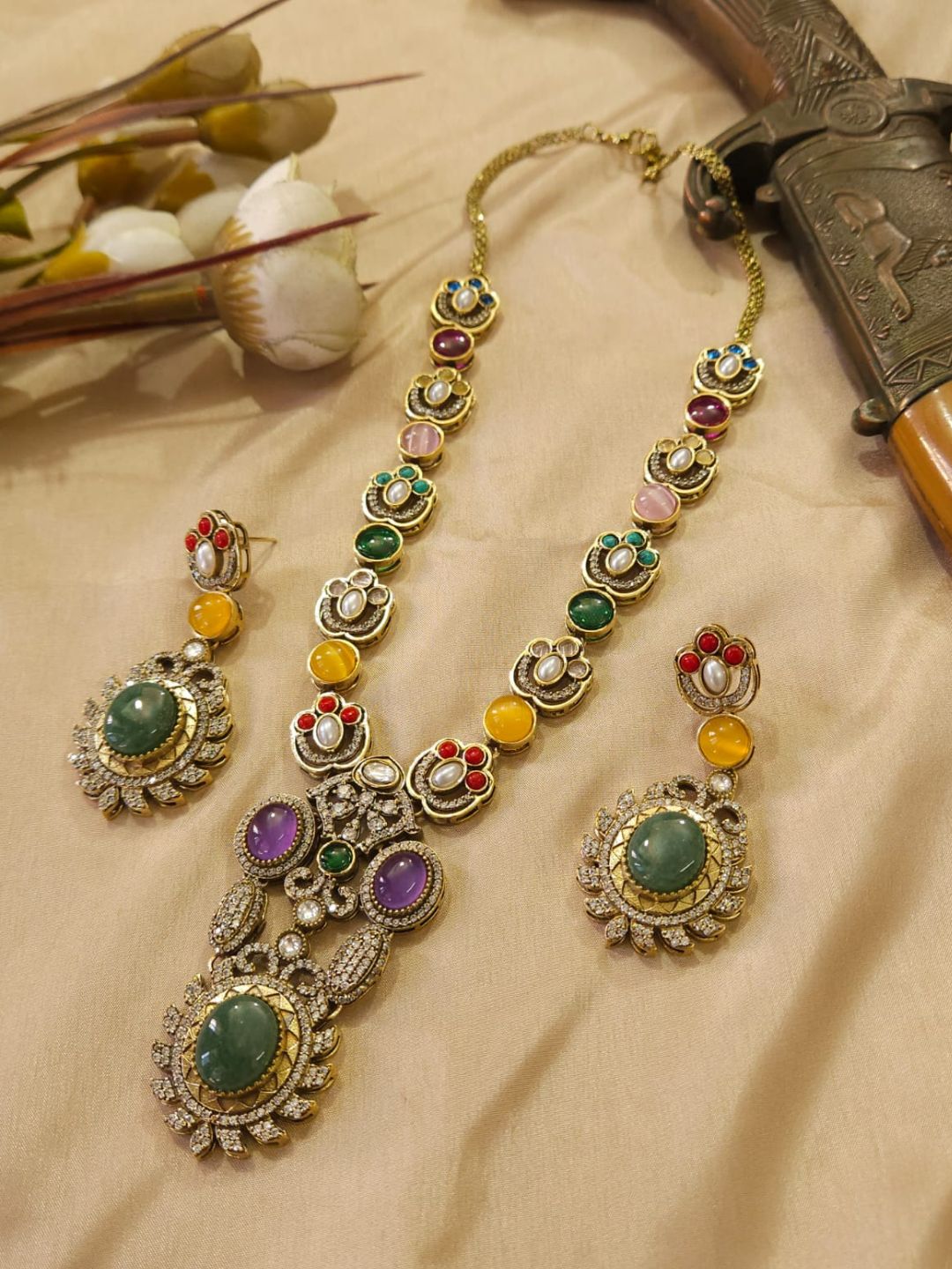 Ishhaara Luxe Heritage Long Neckalce