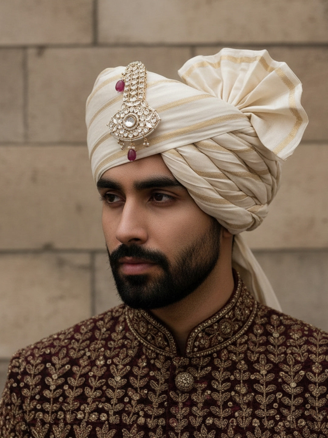 Ishhaara Maharaja Kundan Polki Kalangi