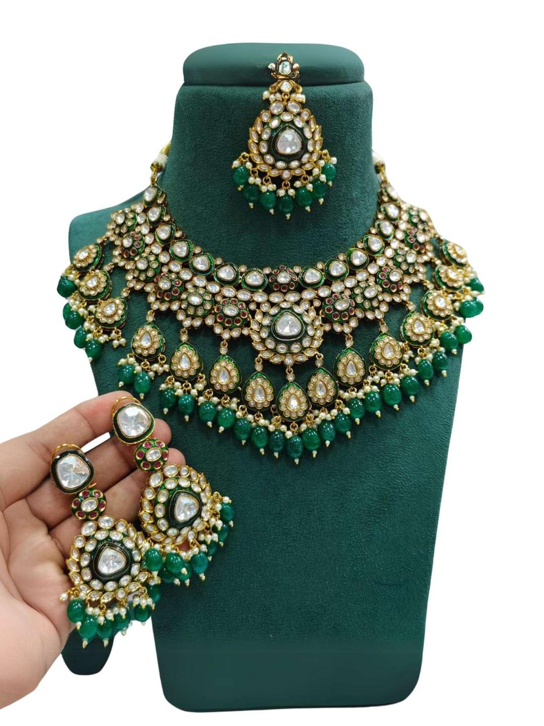 Ishhaara Maharani Designer Polki Kundan Bridal Jwellery
