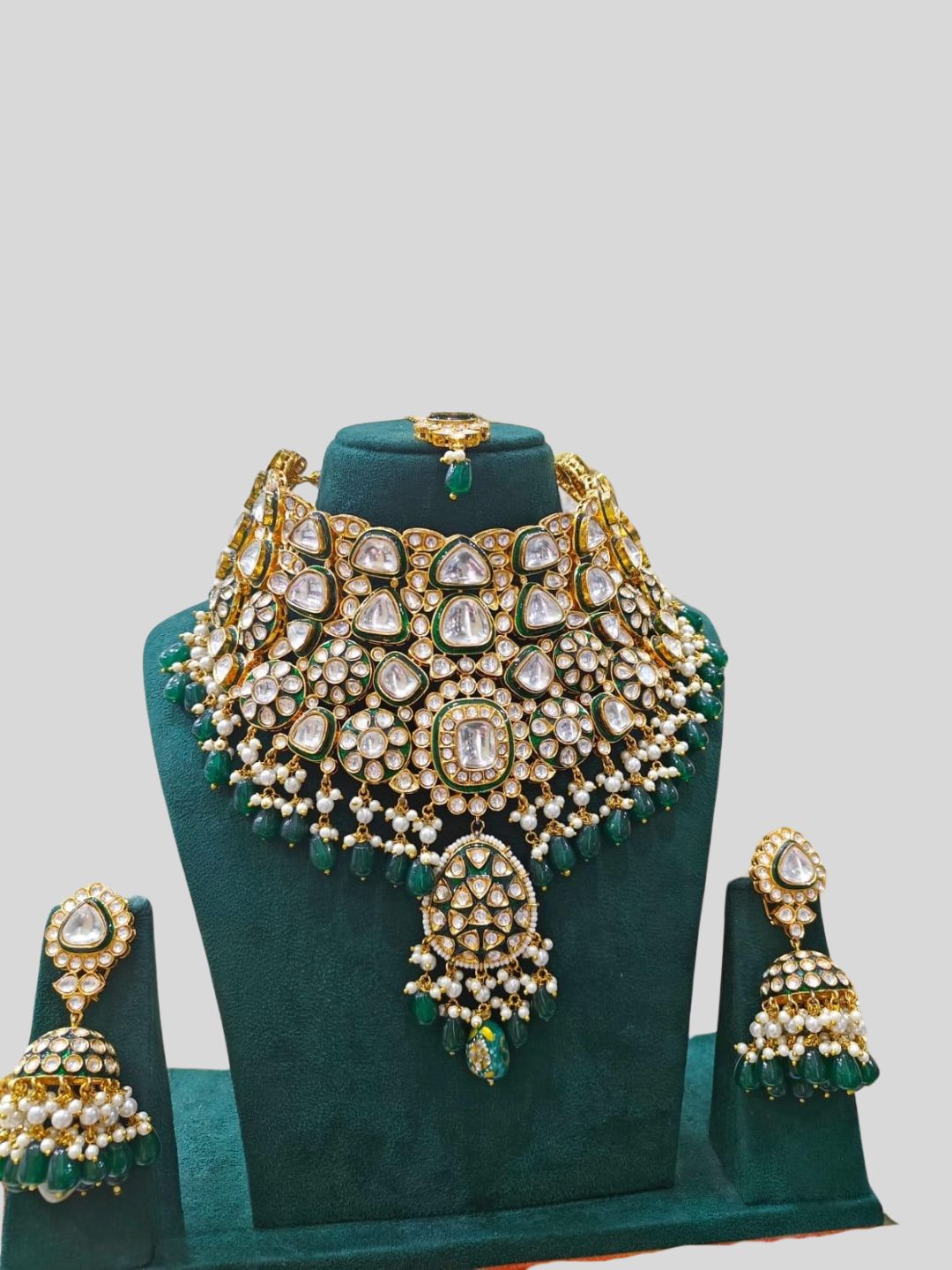 Ishhaara Maharani Polki Bridal Jewellery Set