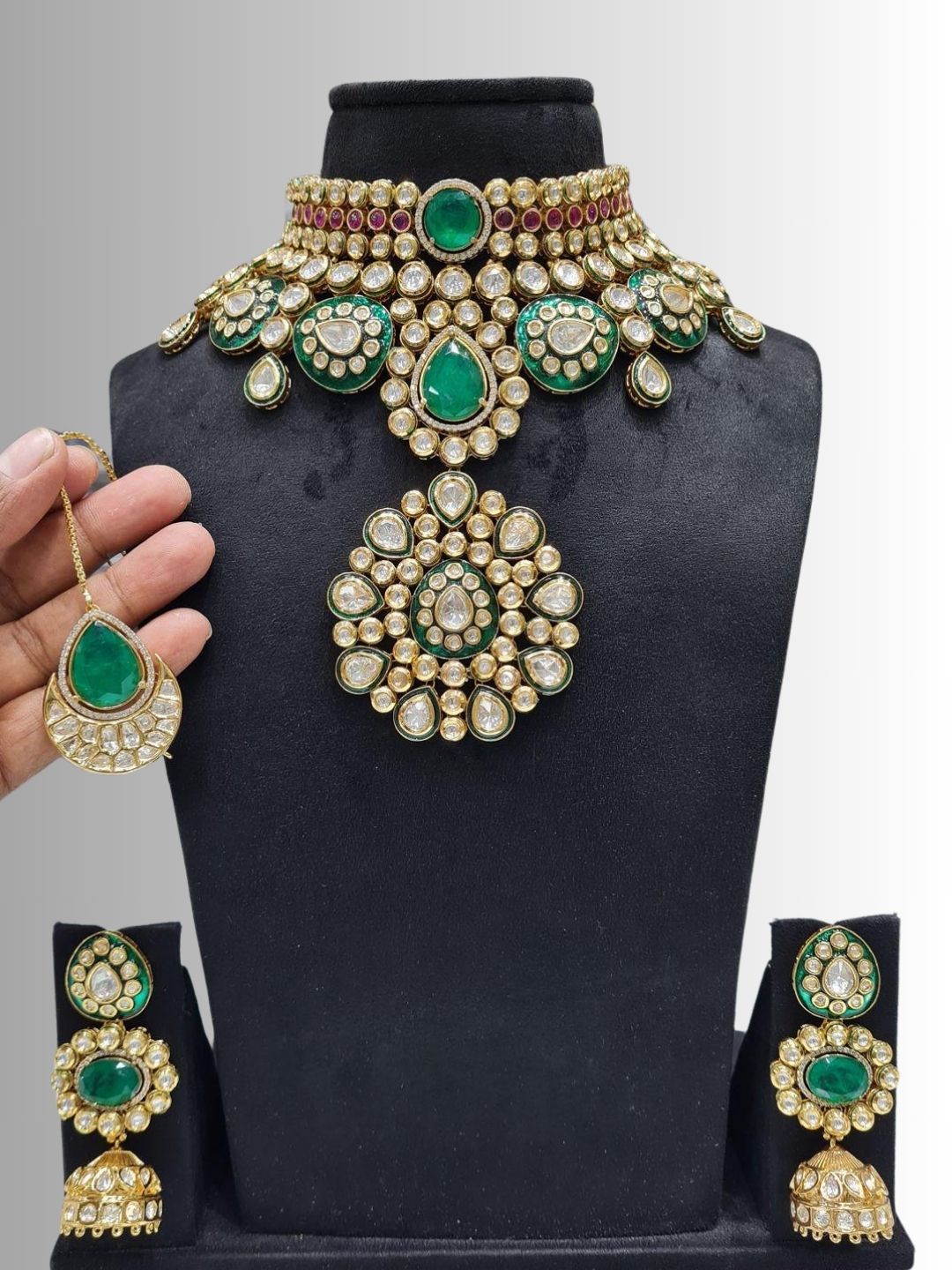 Ishhaara Maharani Victorian Polki Bridal Choker