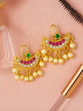 Ishhaara Maharashtrian Traditional Press Bugadi Clip On Earrings