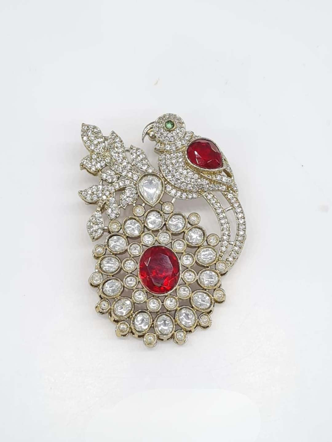 Ishhaara Majestic Peacock Brooch