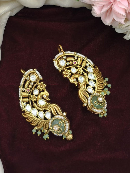 Ishhaara Majestic Peacock Earcuff Earring
