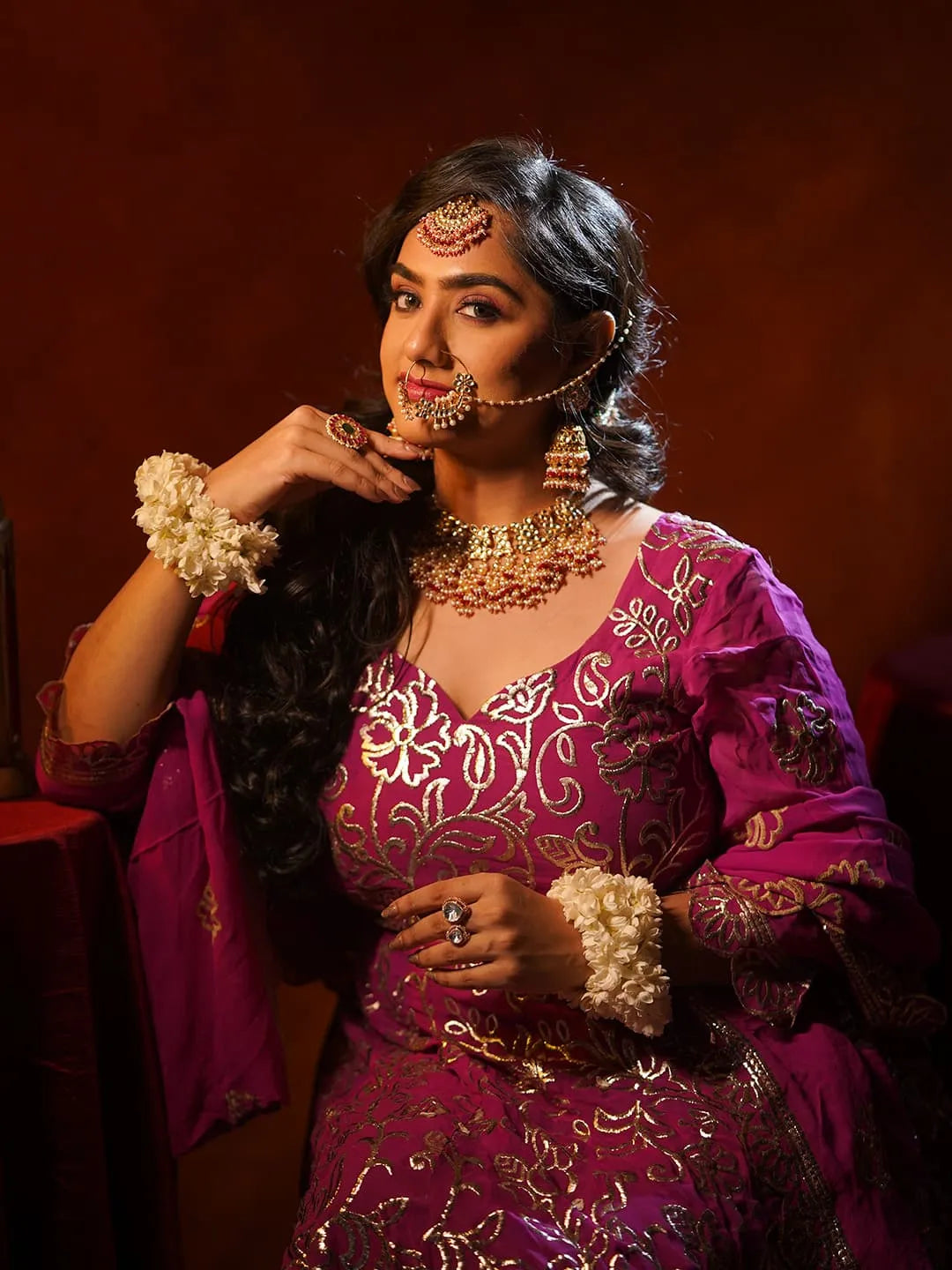 Ishhaara Mallikajaan Look Heeramandi Inspired Bridal Look