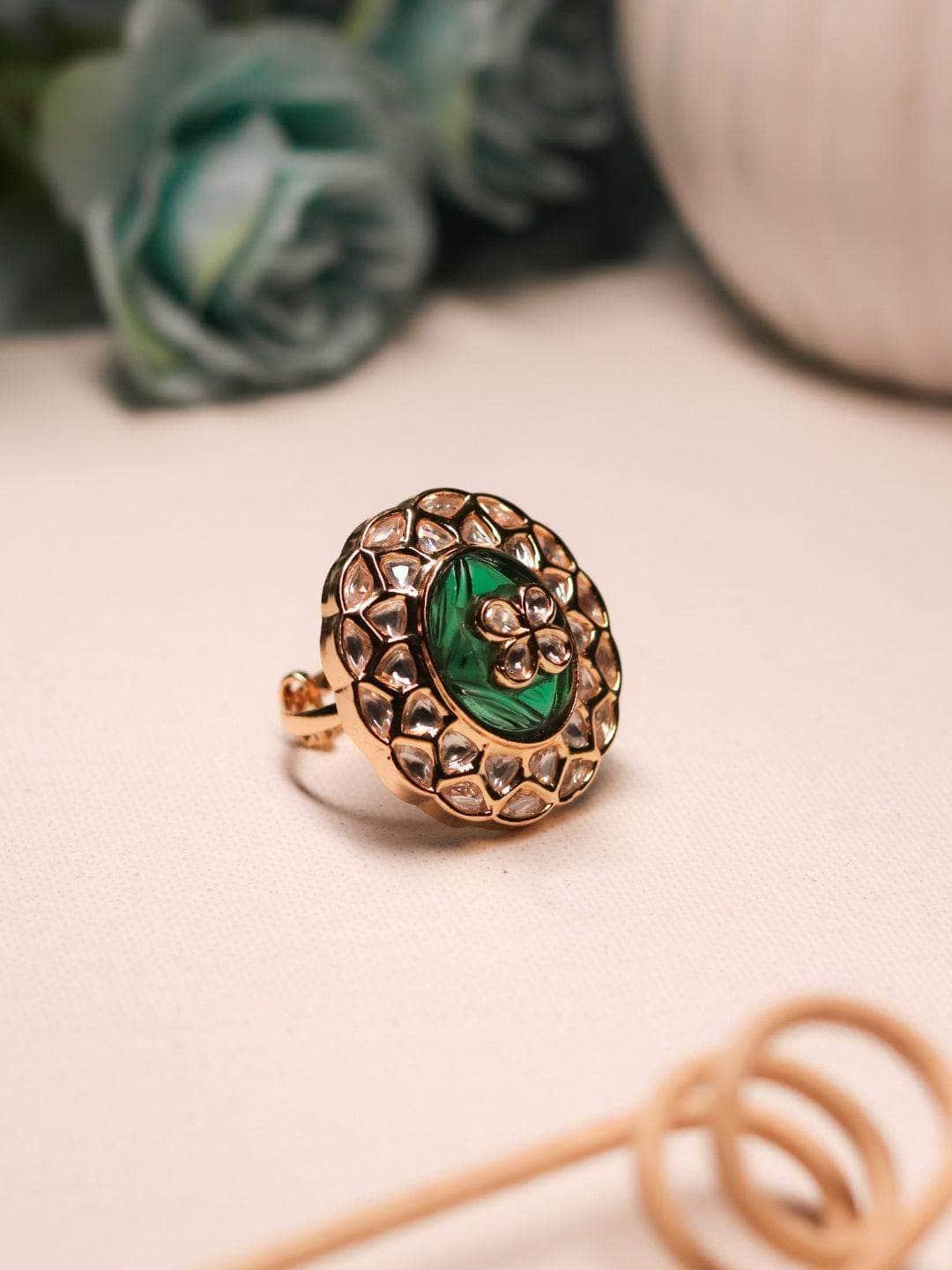 Ishhaara Mandala Cut Stone Ring