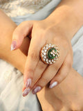 Ishhaara Mandala Cut Stone Ring