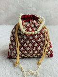 Ishhaara Peora Embroidered Potli Bags