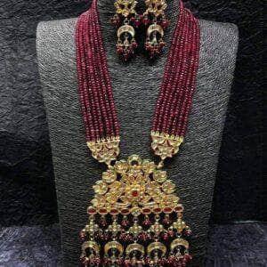 Ishhaara Triangular Center Patch Necklace