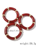 Ishhaara Marron Beads Necklace Bracelet Set