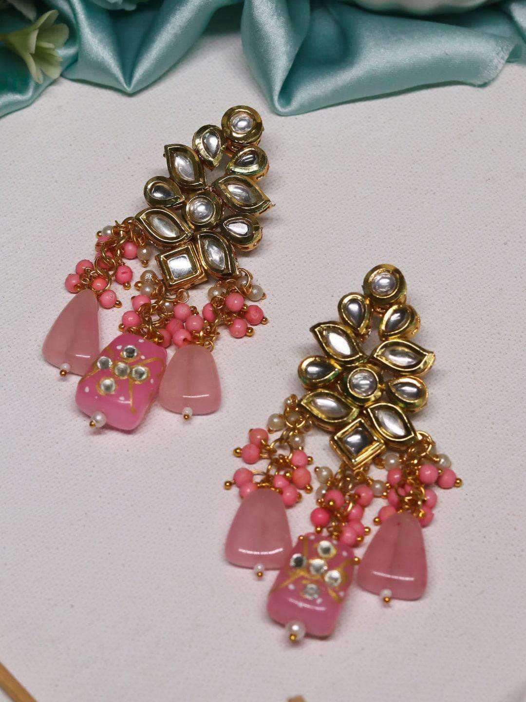 Ishhaara Masoom Minawala In Kundan Precious Stone Earring