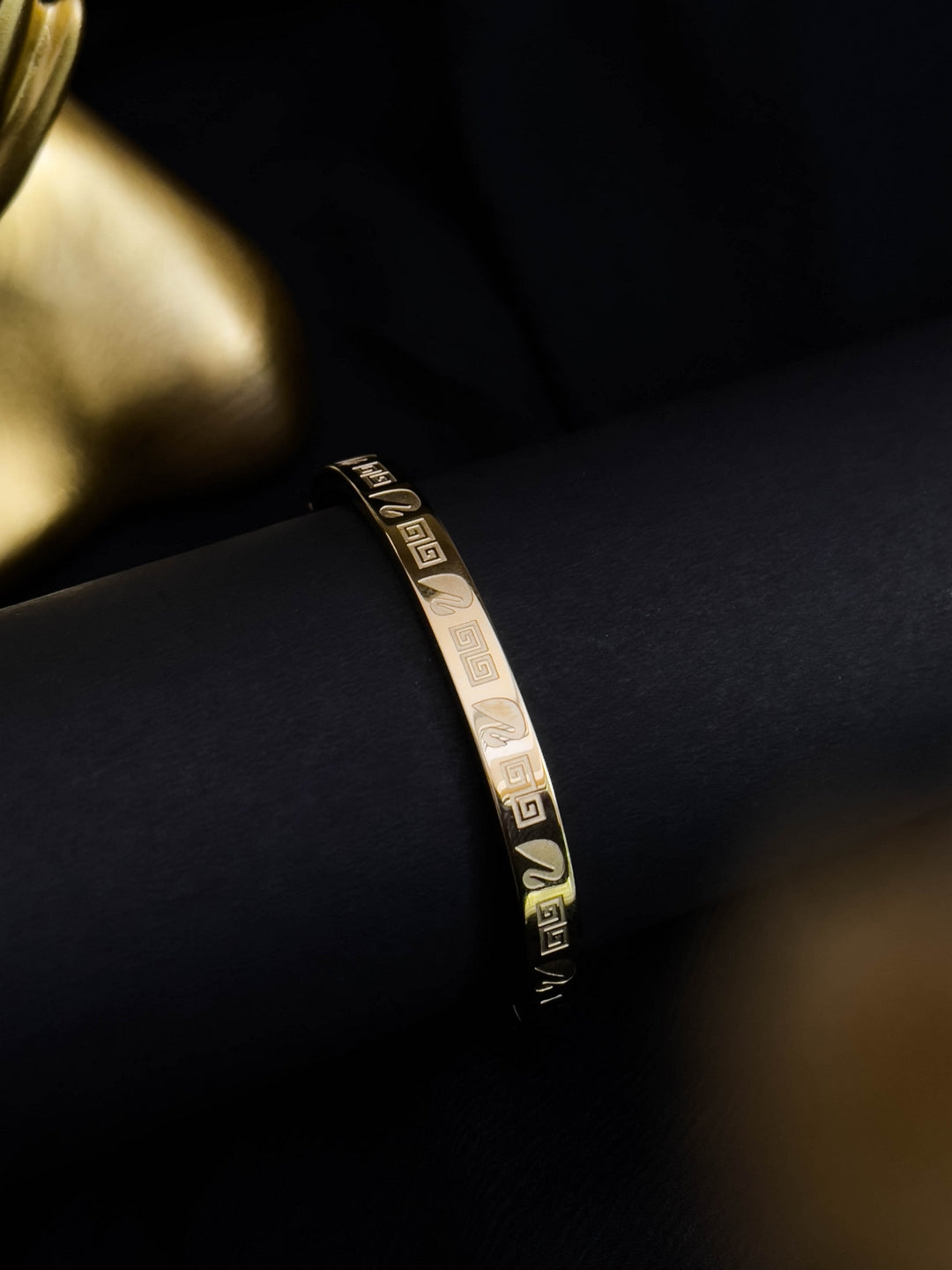 Ishhaara Meander Greek Bangle Bracelet