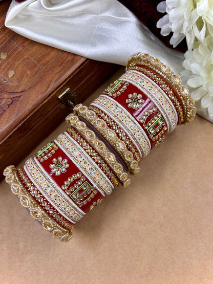 Ishhaara Meenakari Bangle Bracelet — handcrafted Indian jewellery - view 2