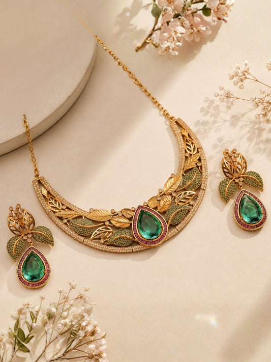 Ishhaara Meenakari Designer Necklace