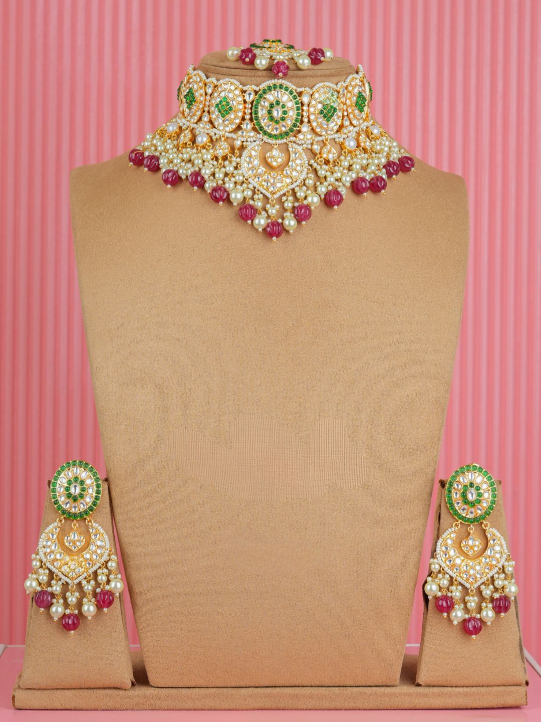 Ishhaara Meenakari Kundan Choker Set