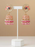 Ishhaara Meenakari Peacock Jhumka