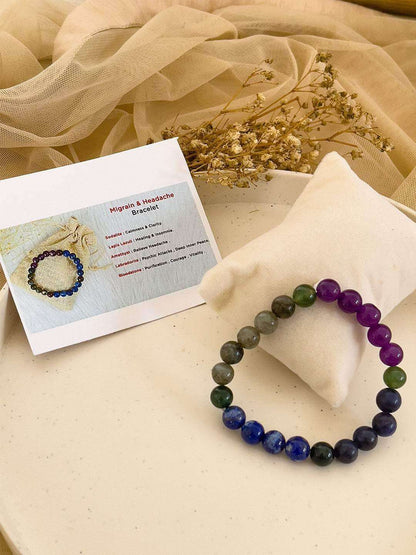Ishhaara Migraine Headache Relief Support Crystal Bracelet