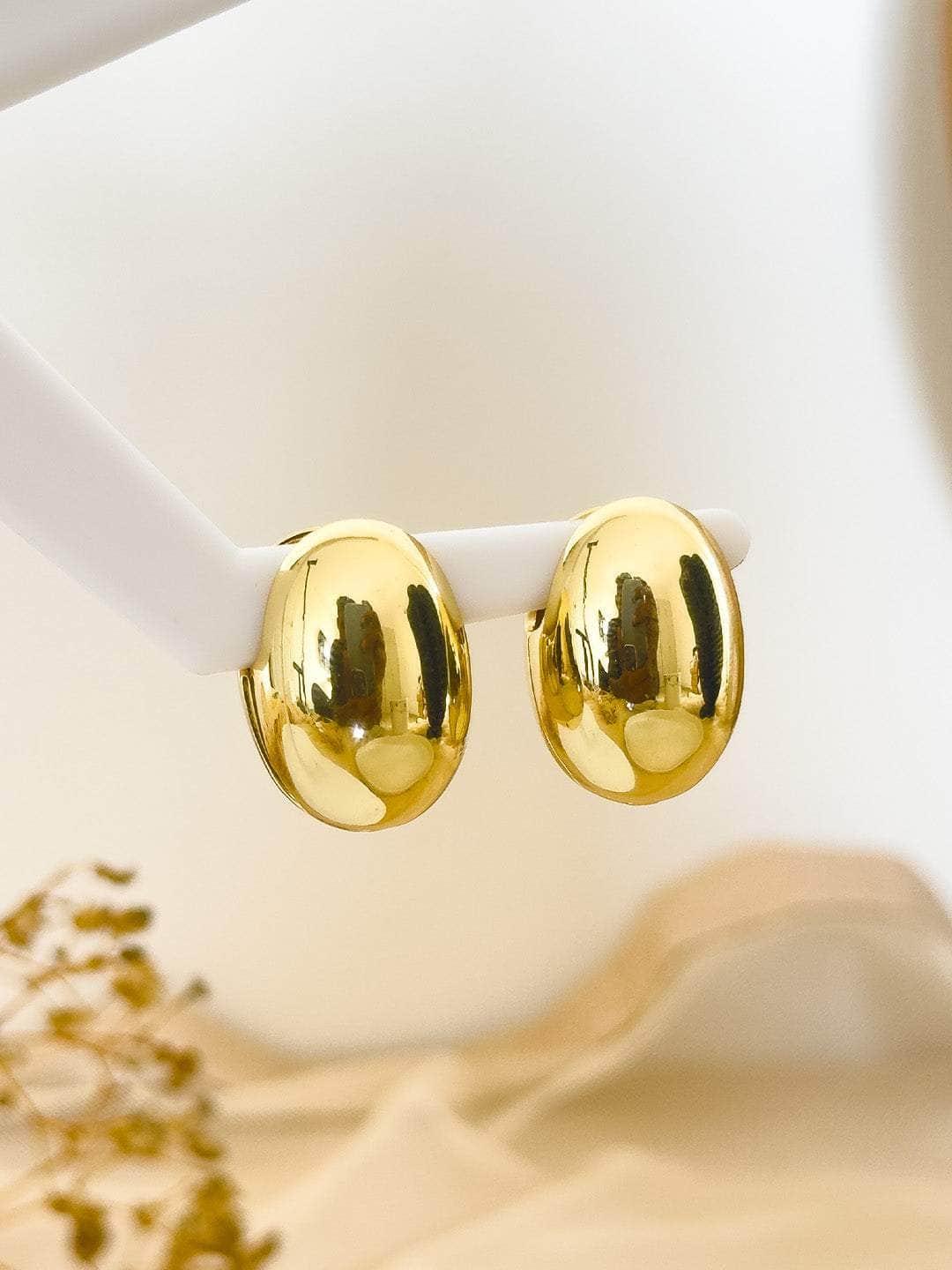 Ishhaara Minimalist Punk Golden Studs