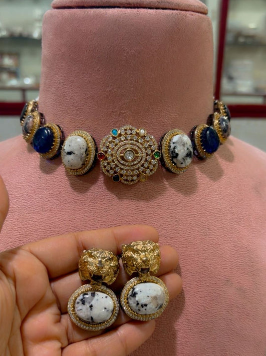 Ishhaara Minimalist Statement Choker Necklace