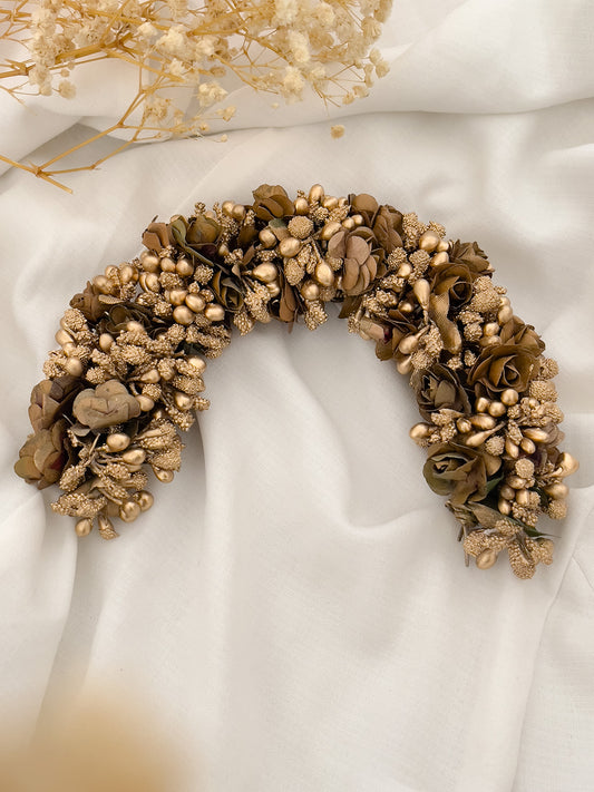 Ishhaara Mixed Flowers Handcrafted Hair Bun Accessories