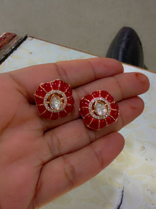 Ishhaara Moissanite Designer Studs