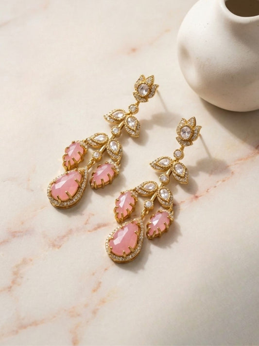 Ishhaara Moissanite Doublett Danglers