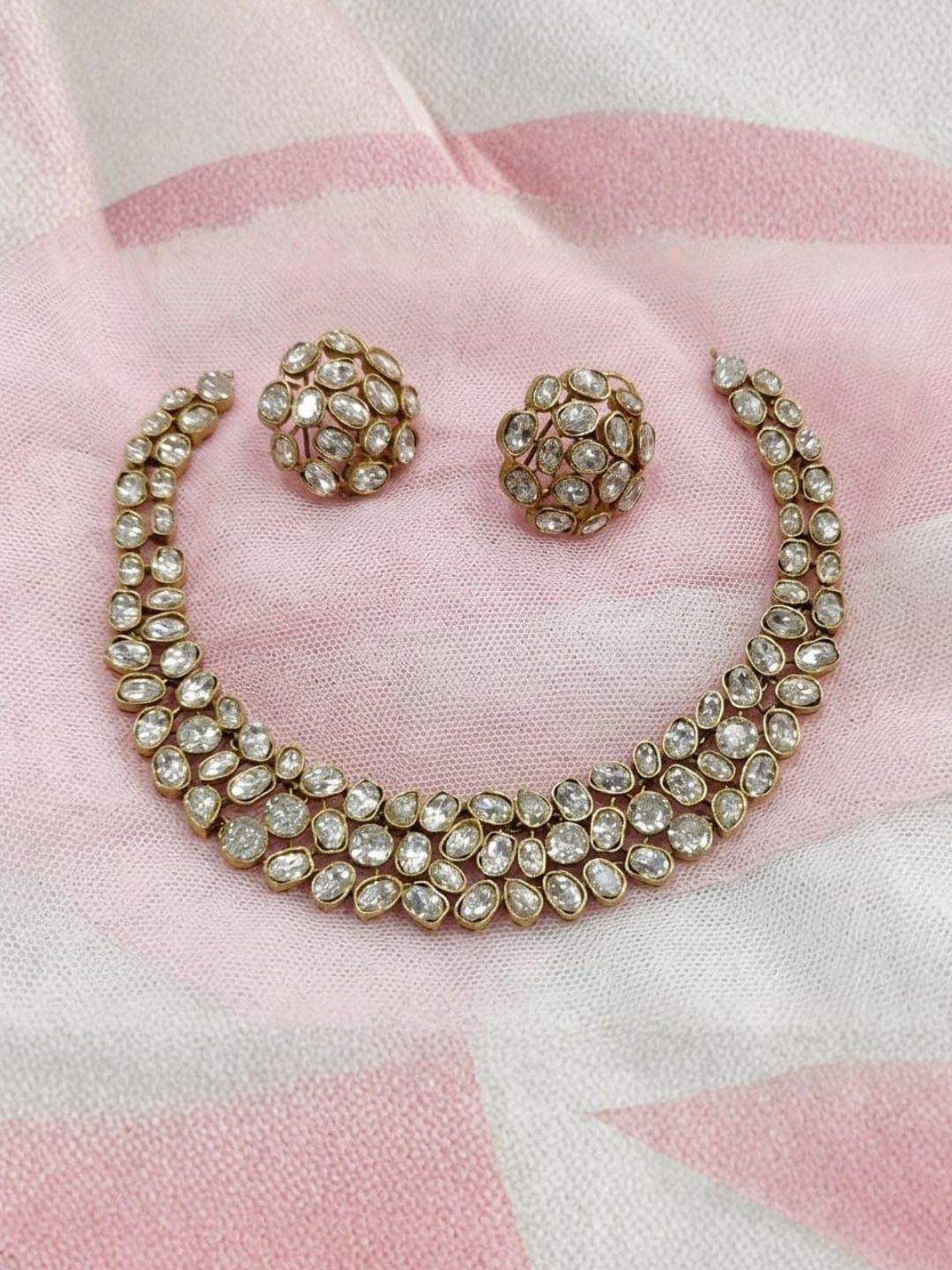 Ishhaara Moissanite Necklace Set