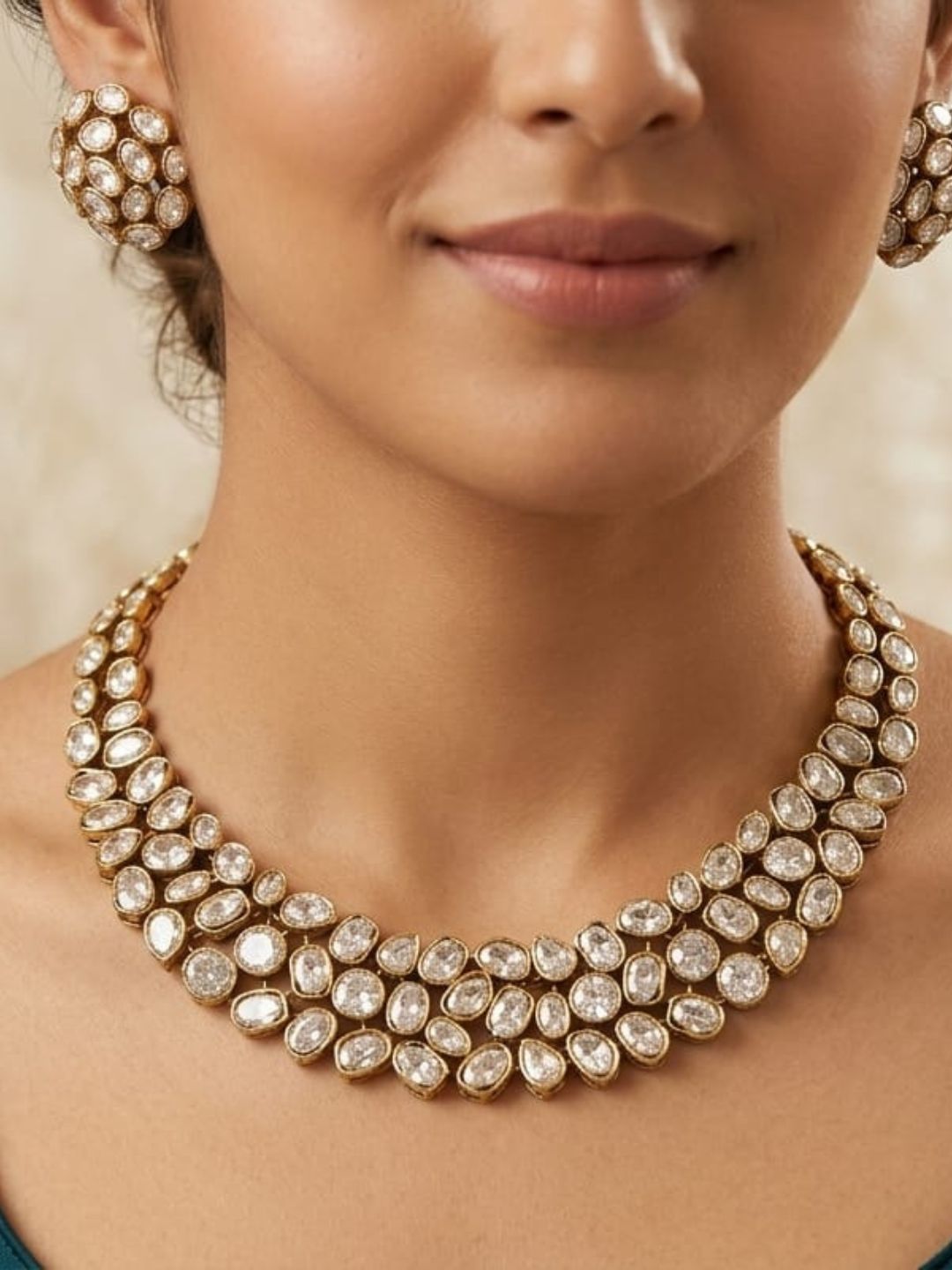 Ishhaara Moissanite Necklace Set