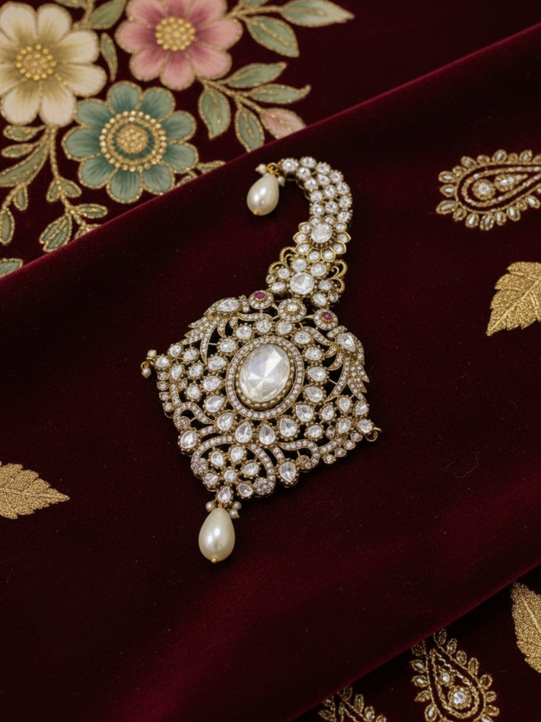 Ishhaara Moissanite Polki Kalangi