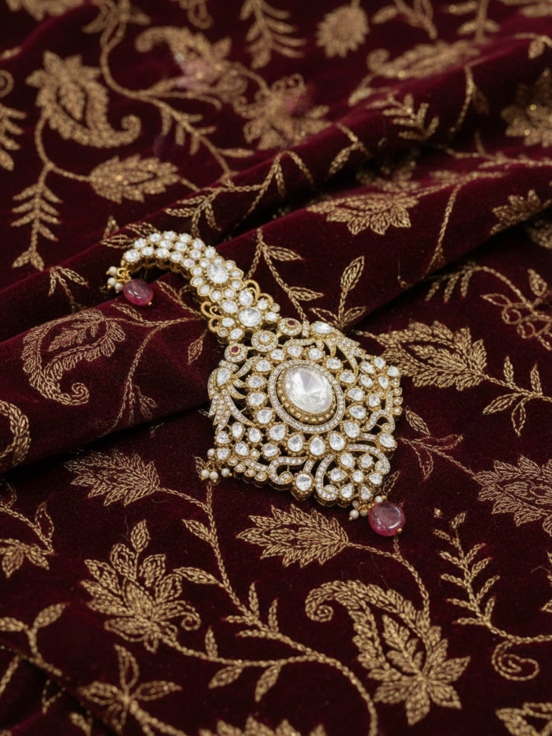 Ishhaara Moissanite Polki Kalangi