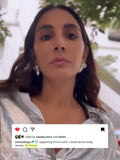 Ishhaara Monica Dogra In Smooth Shiny Metal Earring