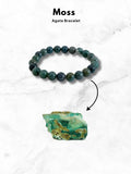 Ishhaara Moss Agate Bracelet