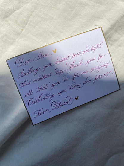 Ishhaara Mothers Day Special Customised Letters