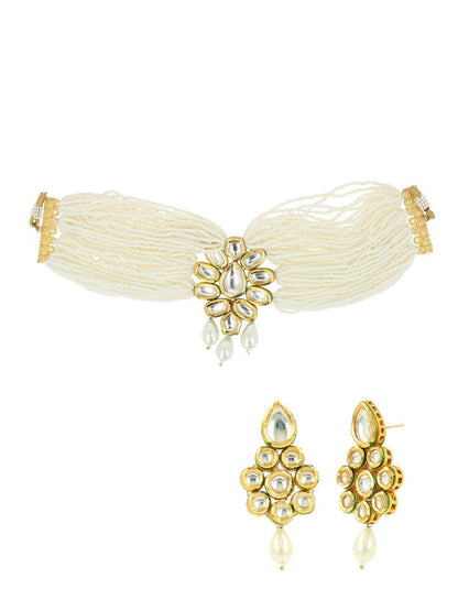Ishhaara Moti Kundan Choker Small
